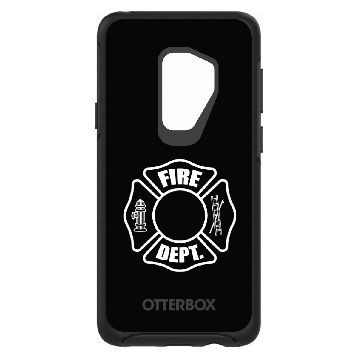 White Fire Department OtterBox Symmetry Case for iPhone & Galaxy, view 9