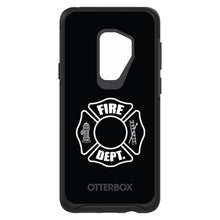 DistinctInk™ OtterBox Symmetry Series Case for Apple iPhone / Samsung Galaxy / Google Pixel - White Fire Department