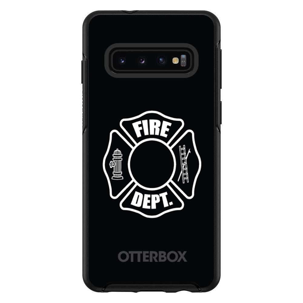 White Fire Department OtterBox Symmetry Case for iPhone & Galaxy, view 6