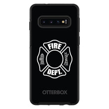 DistinctInk™ OtterBox Symmetry Series Case for Apple iPhone / Samsung Galaxy / Google Pixel - White Fire Department