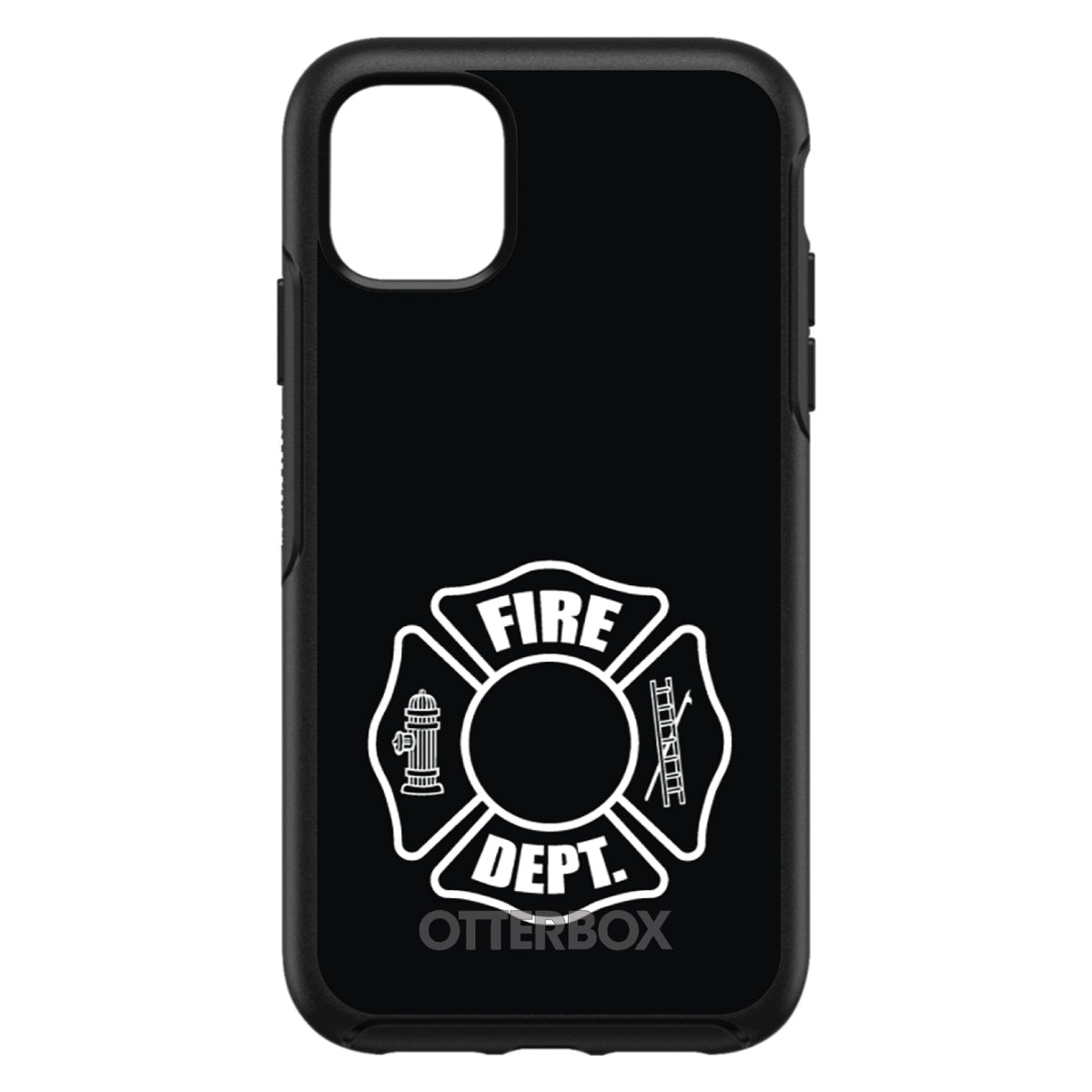 White Fire Department OtterBox Symmetry Case for iPhone & Galaxy