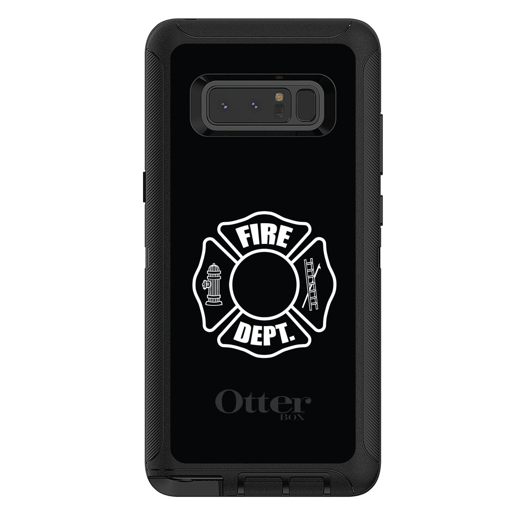 White Fire Department OtterBox Defender Case for iPhone & Galaxy, view 17