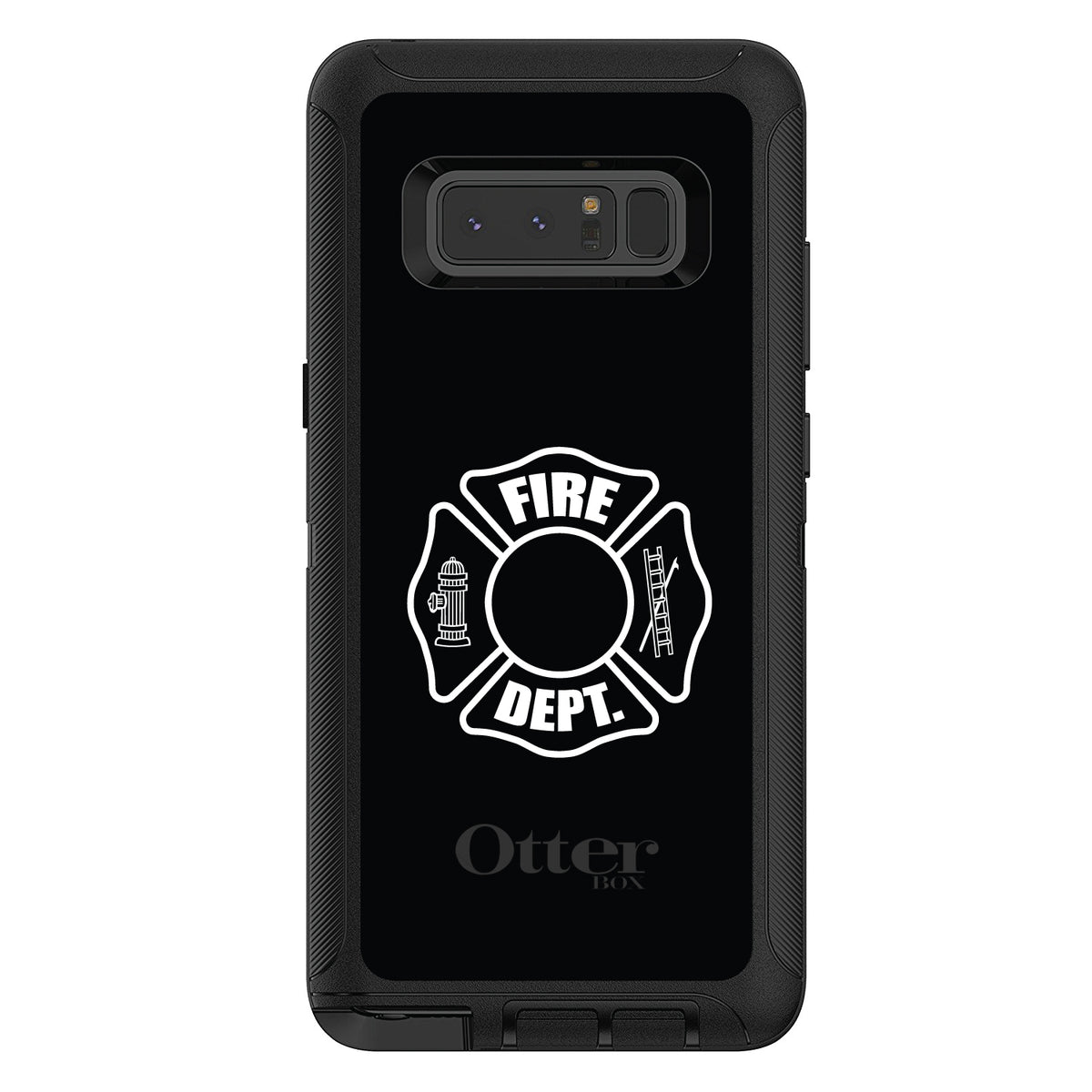 White Fire Department OtterBox Defender Case for iPhone & Galaxy, view 17
