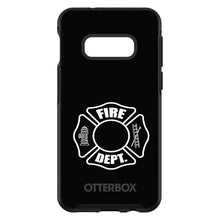 DistinctInk™ OtterBox Symmetry Series Case for Apple iPhone / Samsung Galaxy / Google Pixel - White Fire Department