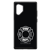 DistinctInk™ OtterBox Symmetry Series Case for Apple iPhone / Samsung Galaxy / Google Pixel - White Fire Department