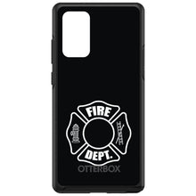 DistinctInk™ OtterBox Symmetry Series Case for Apple iPhone / Samsung Galaxy / Google Pixel - White Fire Department