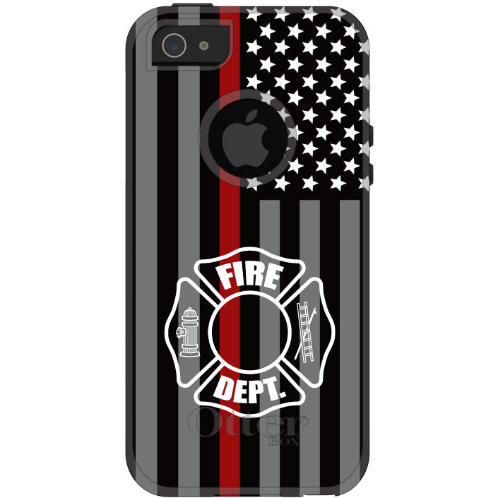 FD Thin Red Line OtterBox Commuter Case for iPhone & Galaxy, view 5