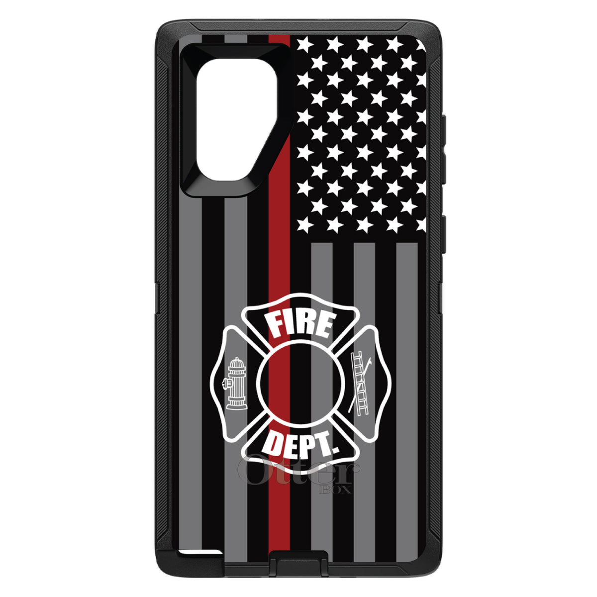 FD Thin Red Line OtterBox Defender Case for iPhone & Galaxy, view 15