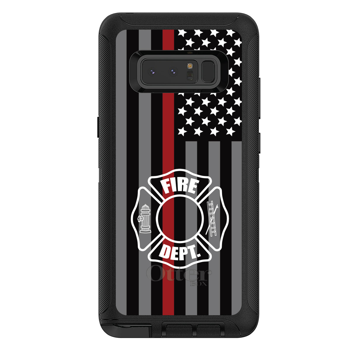 FD Thin Red Line OtterBox Defender Case for iPhone & Galaxy, view 17