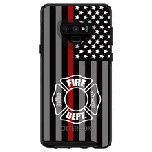 DistinctInk™ OtterBox Symmetry Series Case for Apple iPhone / Samsung Galaxy / Google Pixel - FD Thin Red Line