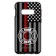 DistinctInk™ OtterBox Symmetry Series Case for Apple iPhone / Samsung Galaxy / Google Pixel - FD Thin Red Line