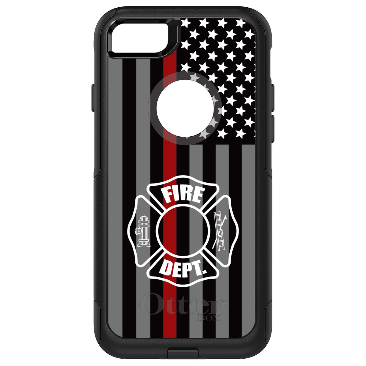 FD Thin Red Line OtterBox Commuter Case for iPhone & Galaxy