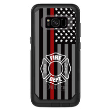 DistinctInk™ OtterBox Commuter Series Case for Apple iPhone or Samsung Galaxy - FD Thin Red Line