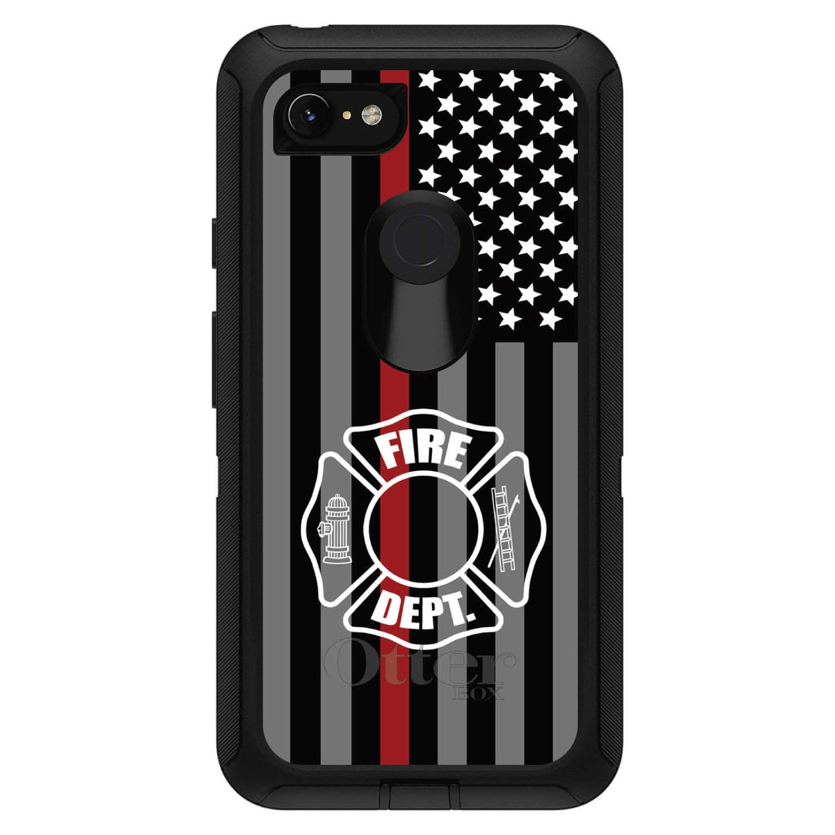 FD Thin Red Line OtterBox Defender Case for iPhone & Galaxy, view 18
