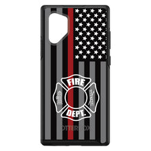 DistinctInk™ OtterBox Symmetry Series Case for Apple iPhone / Samsung Galaxy / Google Pixel - FD Thin Red Line