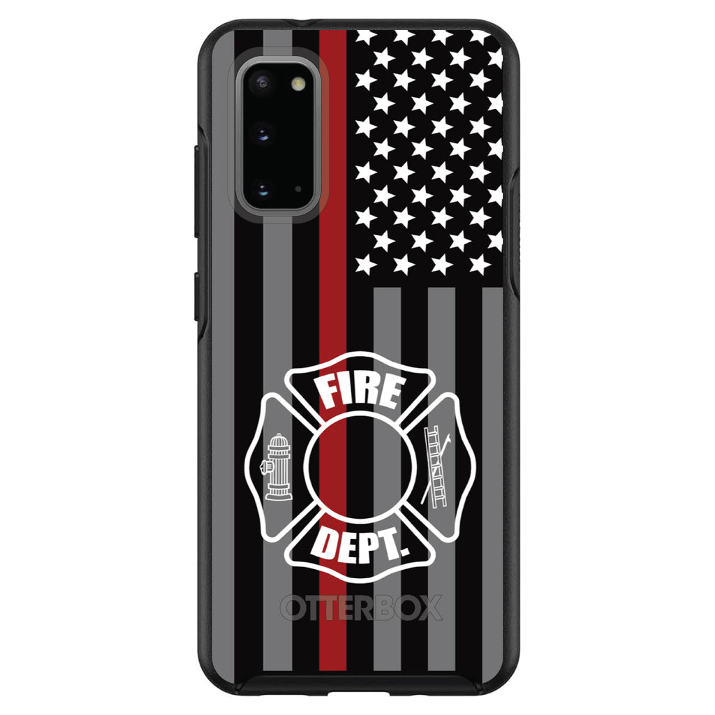 FD Thin Red Line OtterBox Symmetry Case for iPhone & Galaxy, view 5