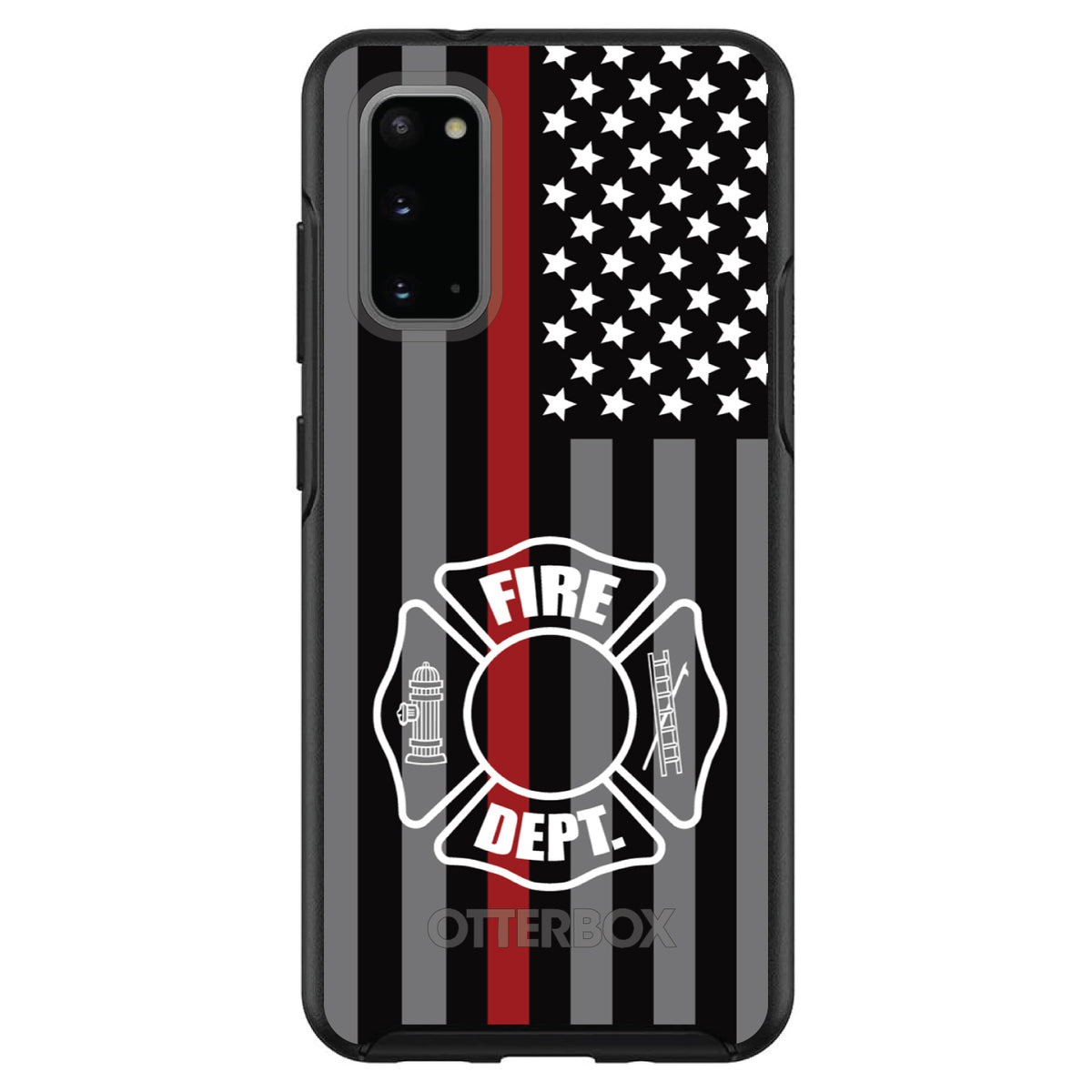 FD Thin Red Line OtterBox Symmetry Case for iPhone & Galaxy, view 5
