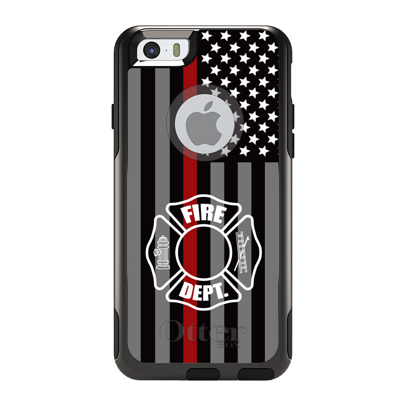 FD Thin Red Line OtterBox Commuter Case for iPhone & Galaxy, view 4
