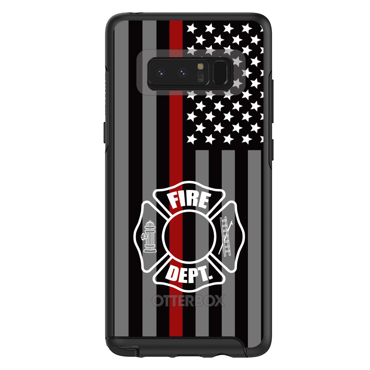 FD Thin Red Line OtterBox Symmetry Case for iPhone & Galaxy, view 14