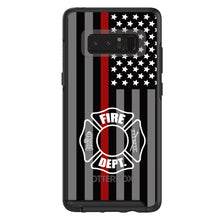 DistinctInk™ OtterBox Symmetry Series Case for Apple iPhone / Samsung Galaxy / Google Pixel - FD Thin Red Line