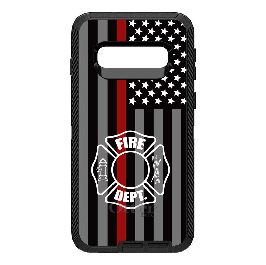 FD Thin Red Line OtterBox Defender Case for iPhone & Galaxy, view 9