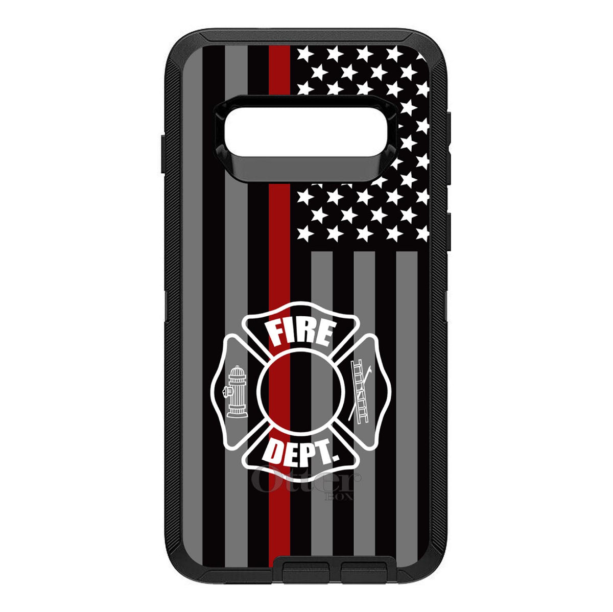 FD Thin Red Line OtterBox Defender Case for iPhone & Galaxy, view 9