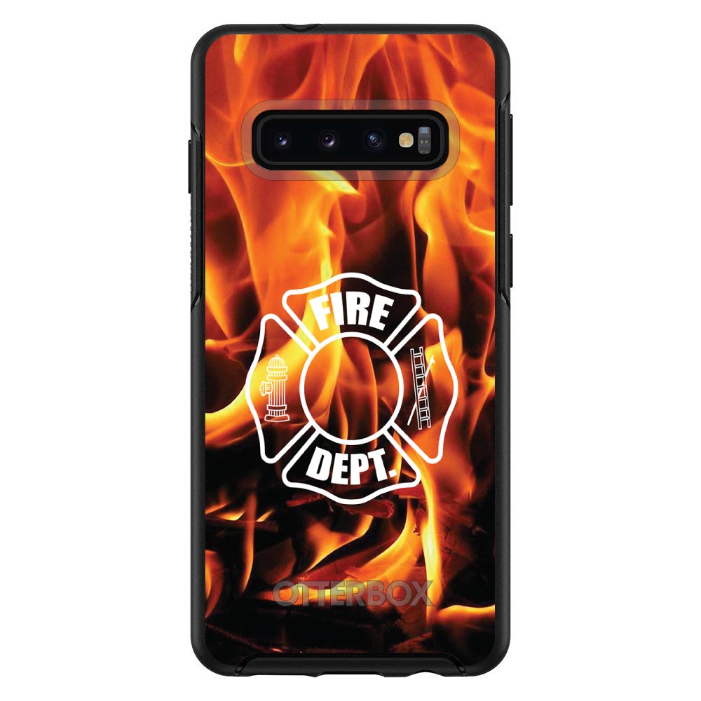 Flames Fire Department OtterBox Symmetry Case for iPhone & Galaxy, view 6