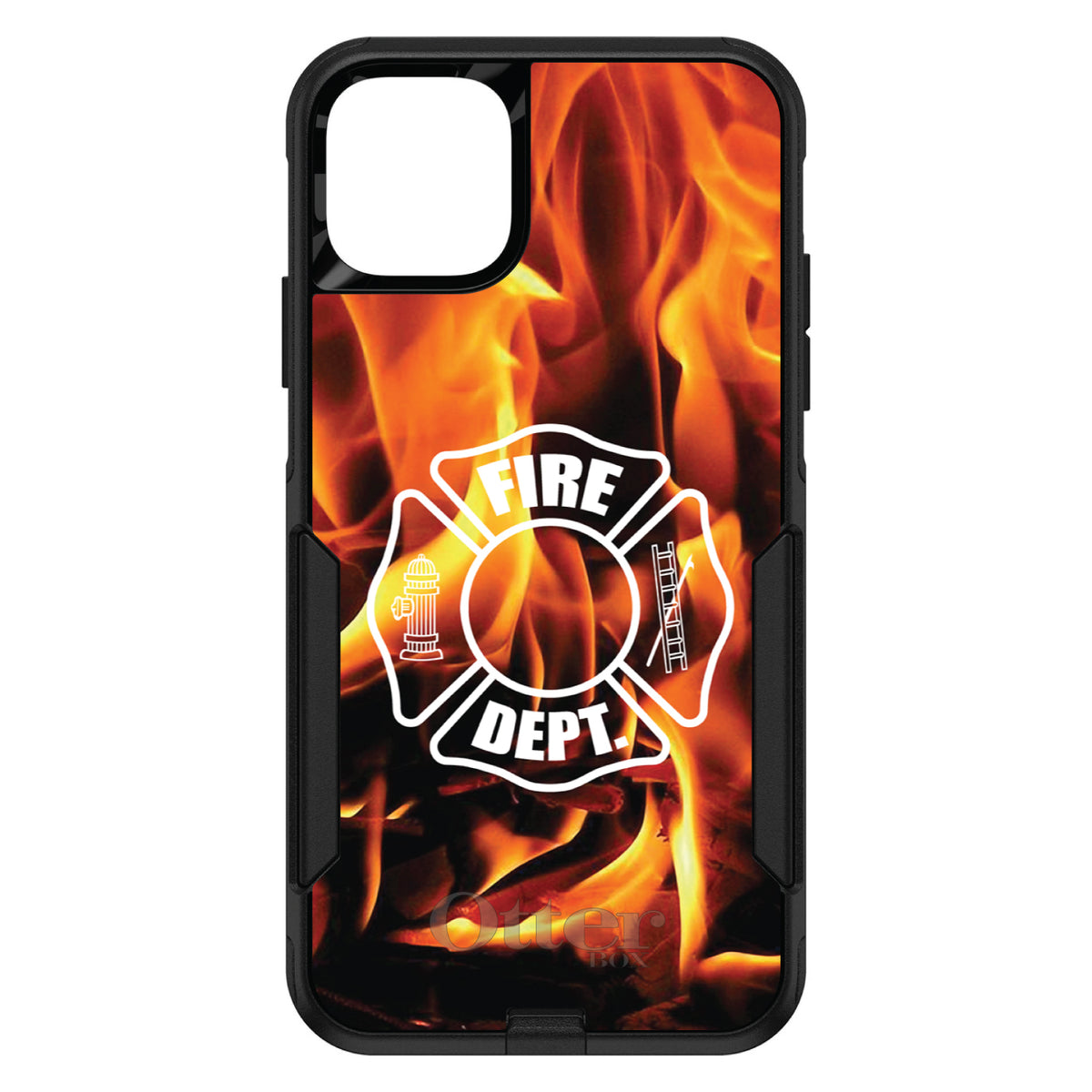 Flames Fire Department OtterBox Commuter Case for iPhone & Galaxy, view 2