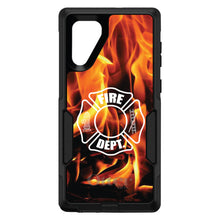 DistinctInk™ OtterBox Commuter Series Case for Apple iPhone or Samsung Galaxy - Flames Fire Department