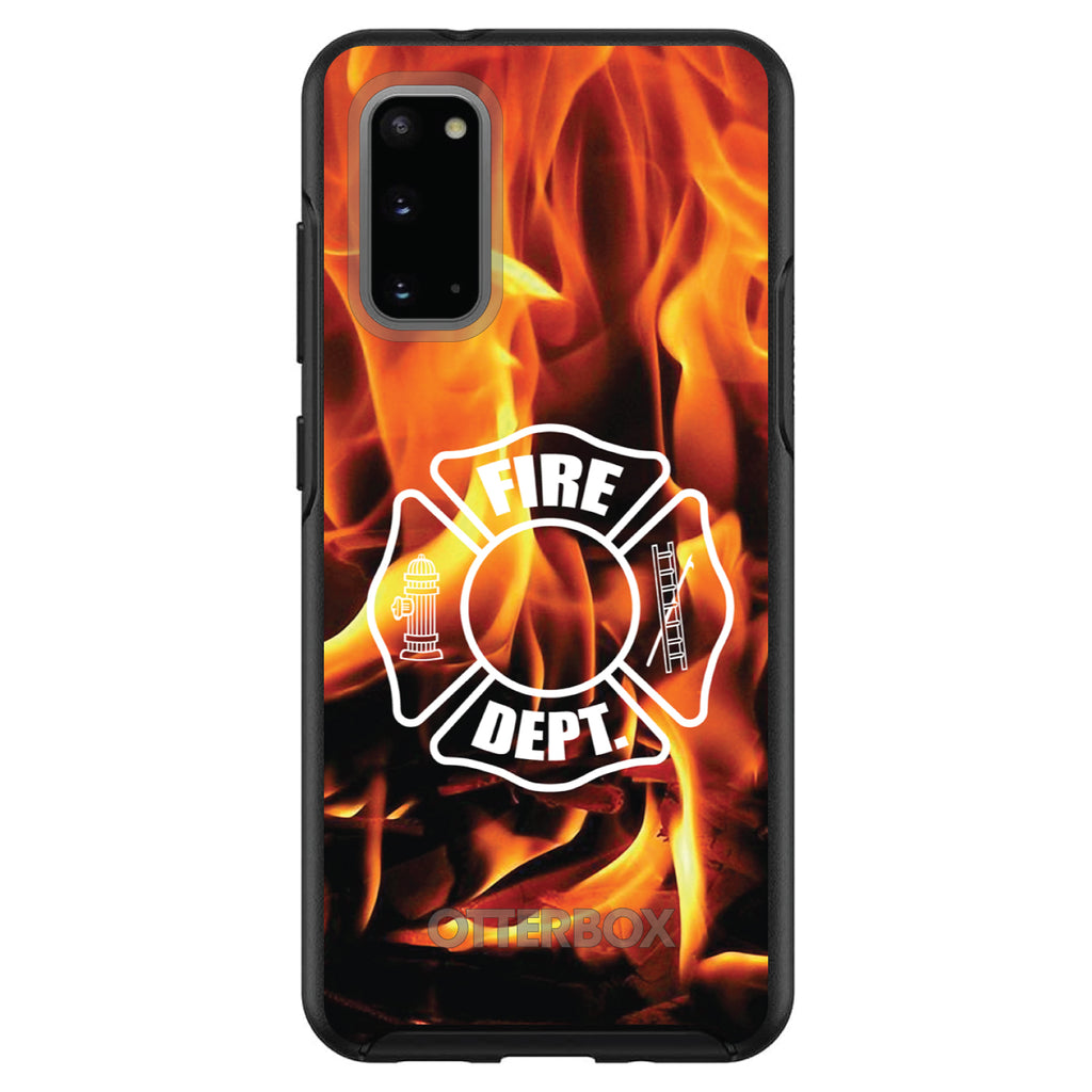 Flames Fire Department OtterBox Symmetry Case for iPhone & Galaxy, view 5
