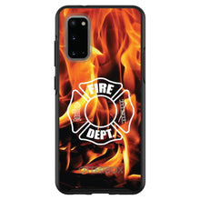 DistinctInk™ OtterBox Symmetry Series Case for Apple iPhone / Samsung Galaxy / Google Pixel - Flames Fire Department