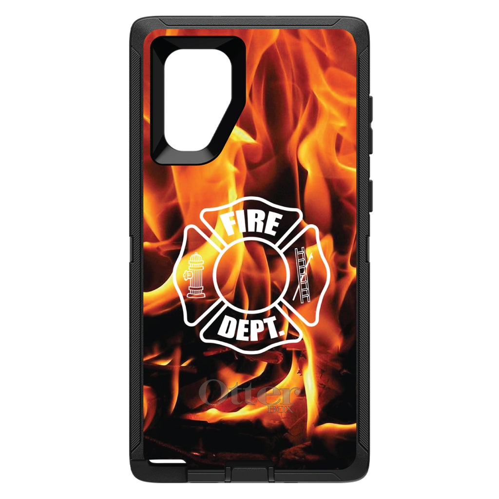 Flames Fire Department OtterBox Defender Case for iPhone & Galaxy, view 14