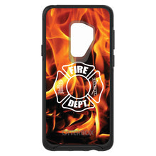 DistinctInk™ OtterBox Symmetry Series Case for Apple iPhone / Samsung Galaxy / Google Pixel - Flames Fire Department