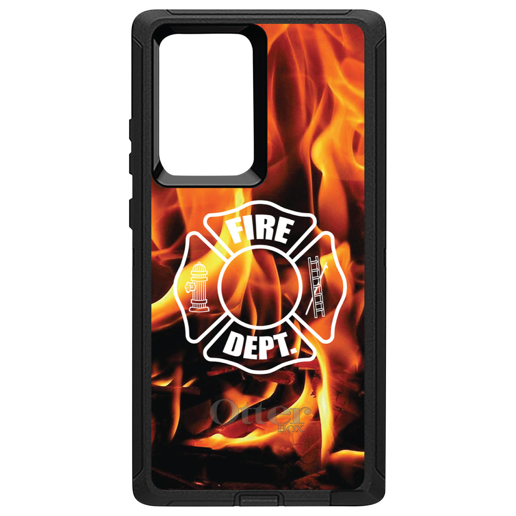 Flames Fire Department OtterBox Defender Case for iPhone & Galaxy, view 13