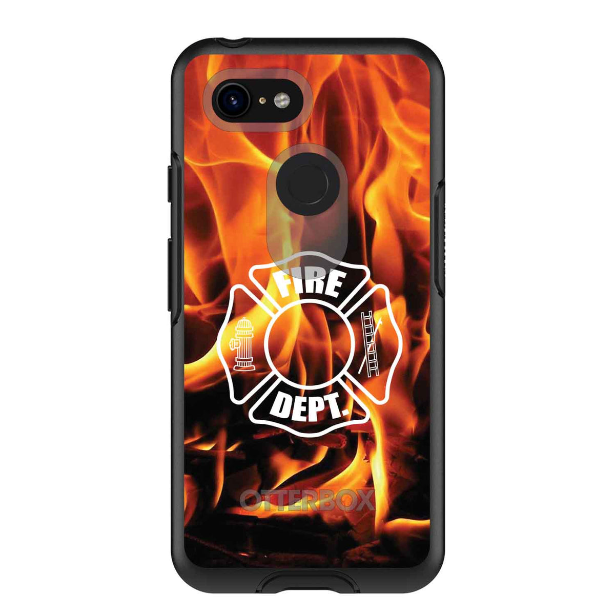 Flames Fire Department OtterBox Symmetry Case for iPhone & Galaxy, view 15