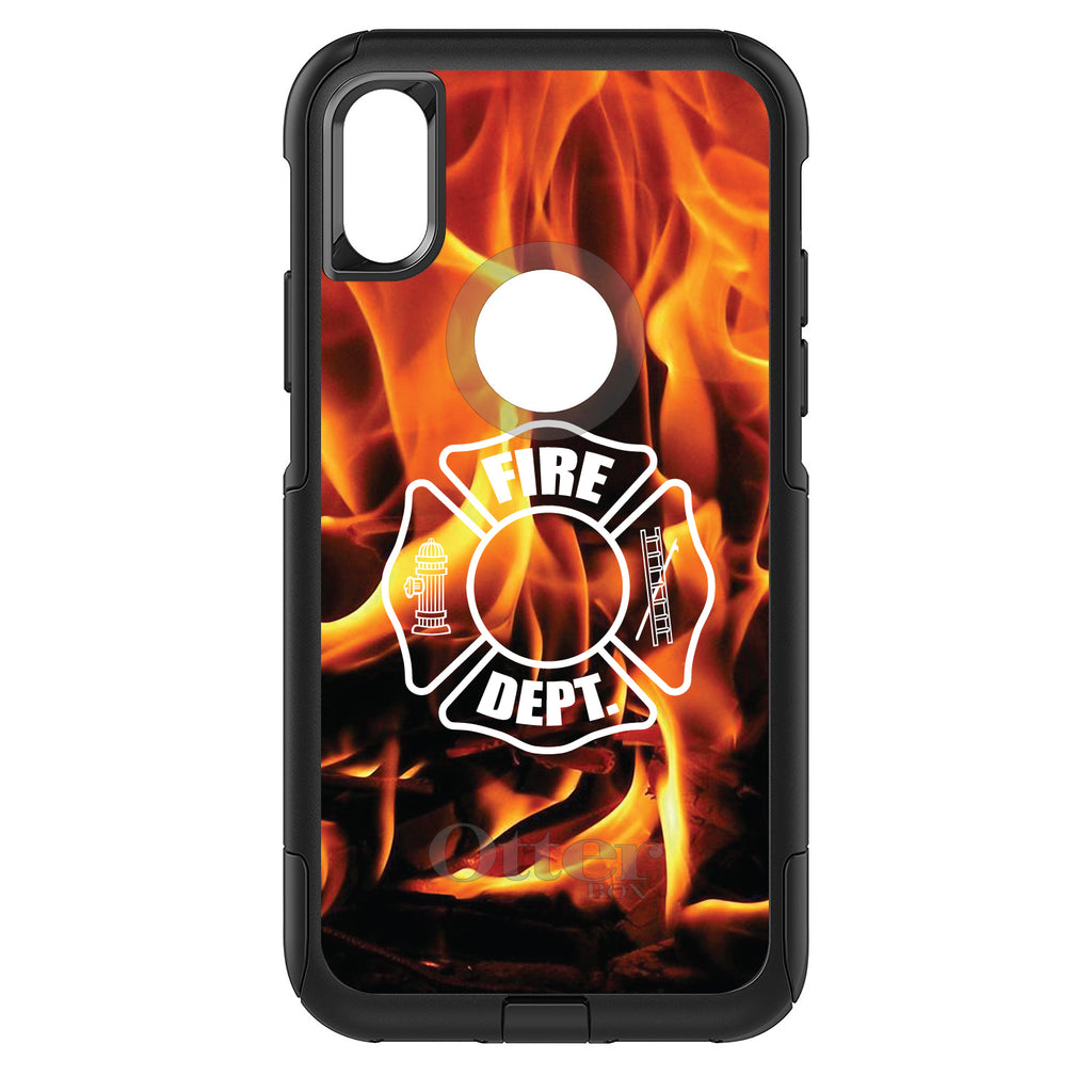 Flames Fire Department OtterBox Commuter Case for iPhone & Galaxy, view 3