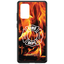 DistinctInk™ OtterBox Symmetry Series Case for Apple iPhone / Samsung Galaxy / Google Pixel - Flames Fire Department