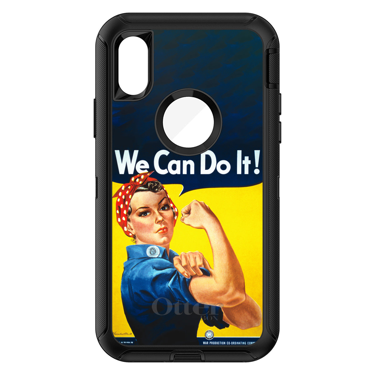 Rosie the Riveter OtterBox Defender Case for iPhone & Galaxy, view 3