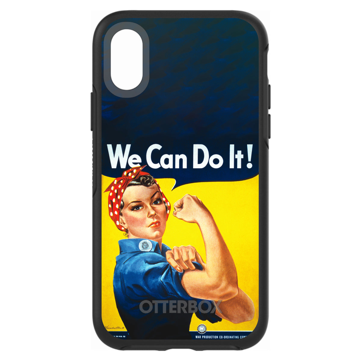 Rosie the Riveter OtterBox Symmetry Case for iPhone & Galaxy, view 4