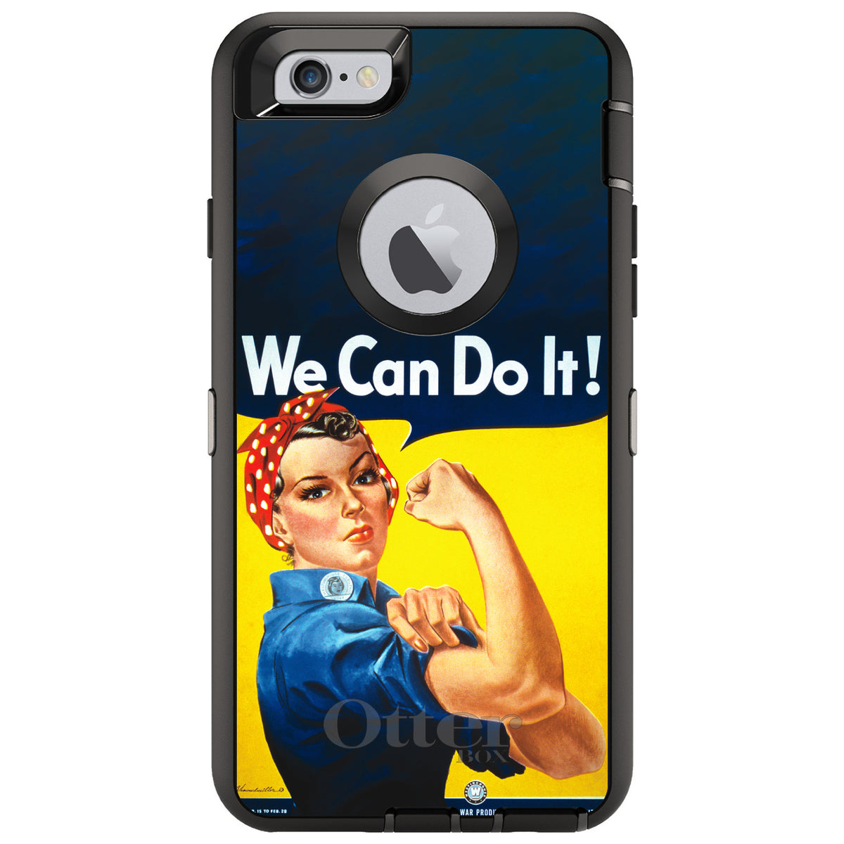 Rosie the Riveter OtterBox Defender Case for iPhone & Galaxy, view 4