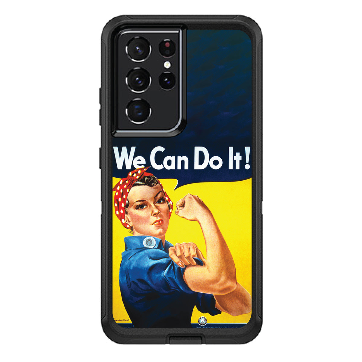 Rosie the Riveter OtterBox Defender Case for iPhone & Galaxy, view 7