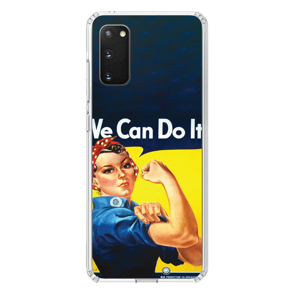 Rosie the Riveter Clear Shockproof iPhone Case, view 14