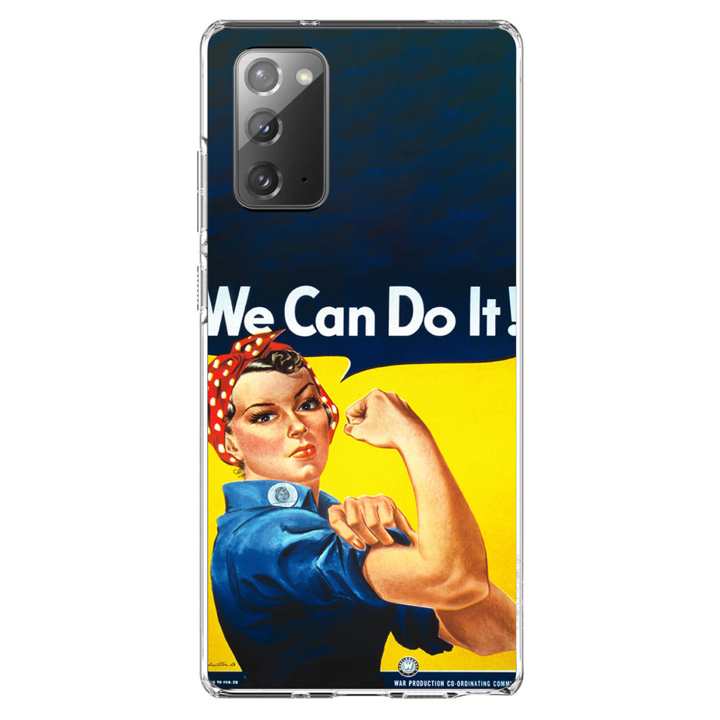 Rosie the Riveter Clear Shockproof iPhone Case, view 7