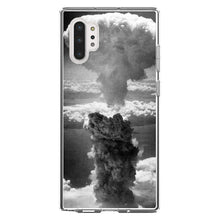 DistinctInk® Clear Shockproof Hybrid Case for Apple iPhone / Samsung Galaxy / Google Pixel - Nuclear Mushroom Cloud