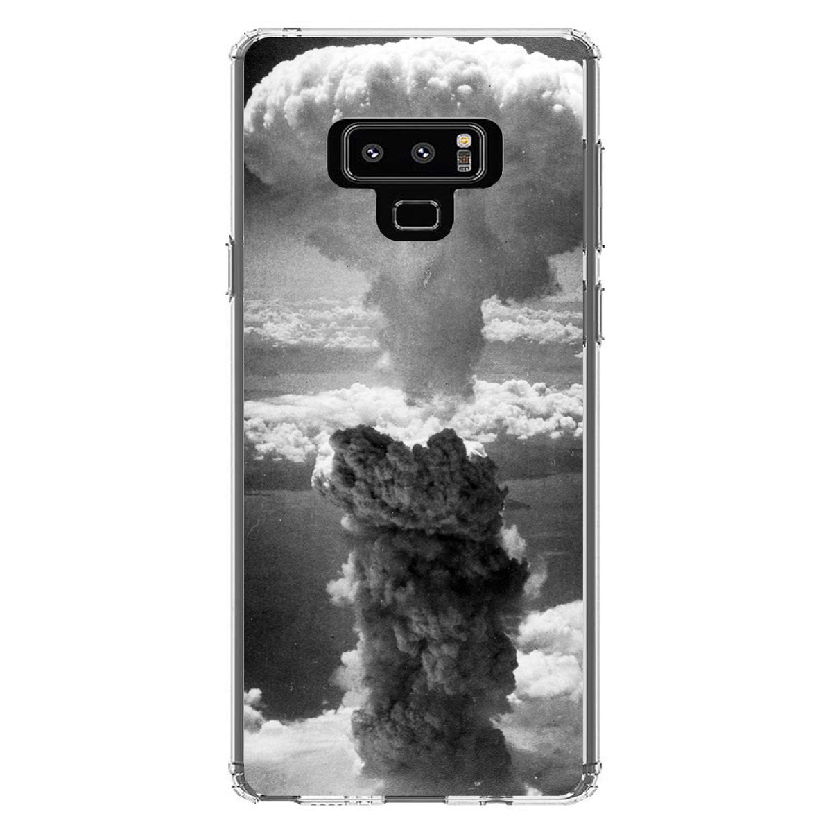 Nuclear Mushroom Cloud Clear Shockproof iPhone Case, view 11