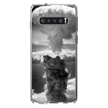 DistinctInk® Clear Shockproof Hybrid Case for Apple iPhone / Samsung Galaxy / Google Pixel - Nuclear Mushroom Cloud