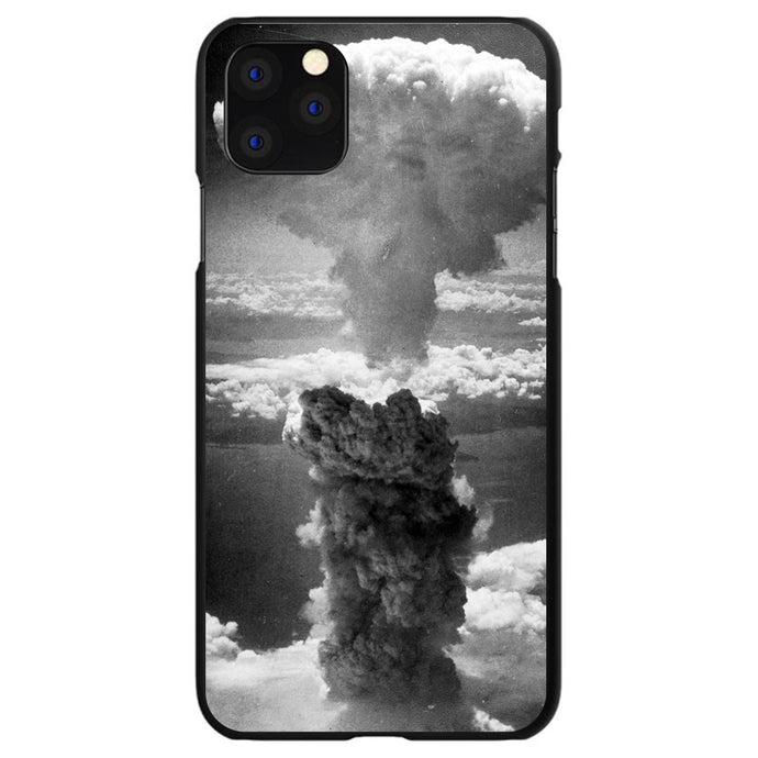 DistinctInk® Hard Plastic Snap-On Case for Apple iPhone or Samsung Galaxy - Nuclear Mushroom Cloud