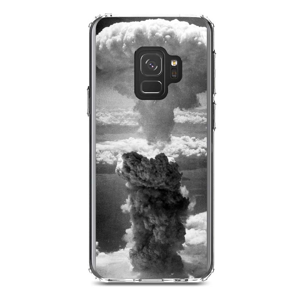 Nuclear Mushroom Cloud Clear Shockproof iPhone Case, view 19