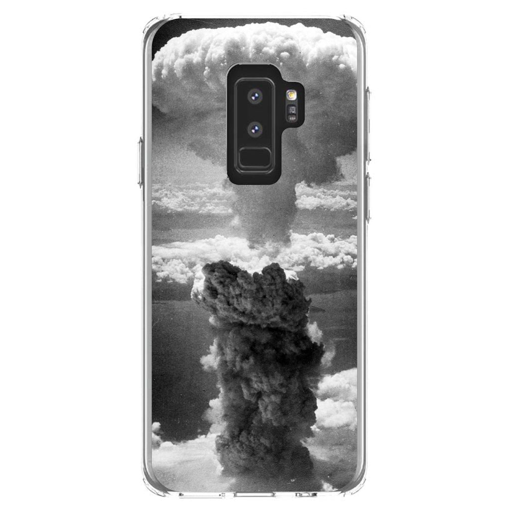 Nuclear Mushroom Cloud Clear Shockproof iPhone Case, view 20