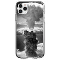 Nuclear Mushroom Cloud Clear Shockproof iPhone Case
